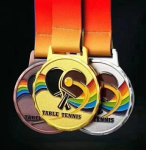 Custom table tennis medals