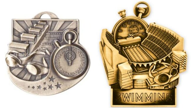 3D swimming medals1