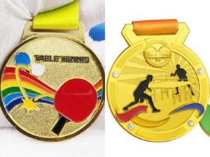 High quality customized table tennis medals