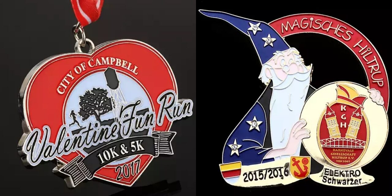 metal medals in various styles1