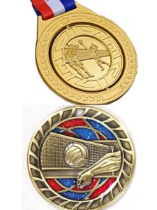 Custom the medals of excellent match volleyball