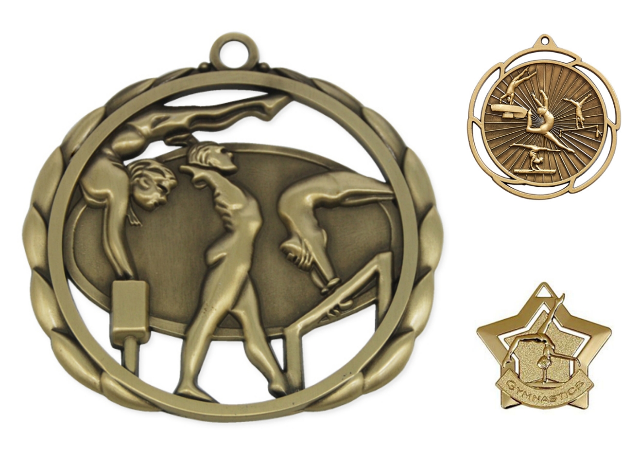 made gymnastics medal Custom Medals